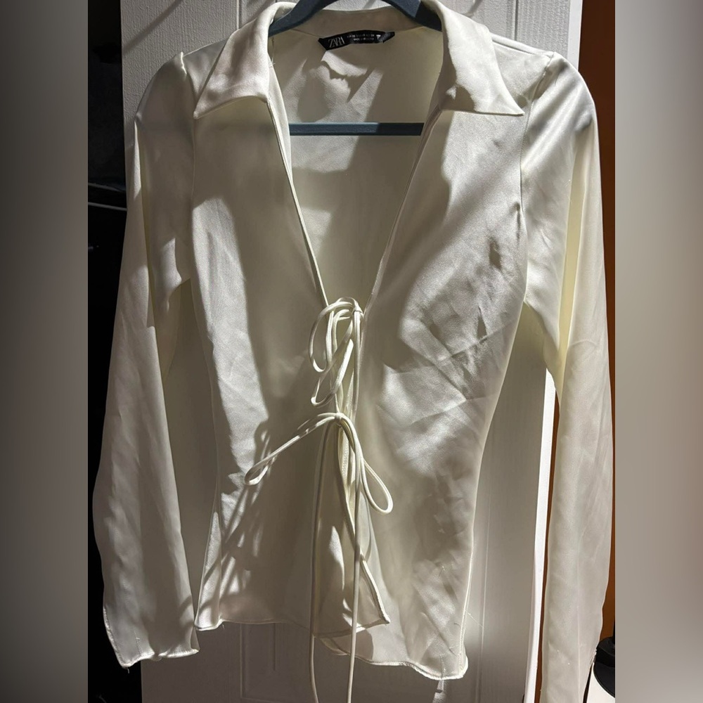 Zara top Satin XS